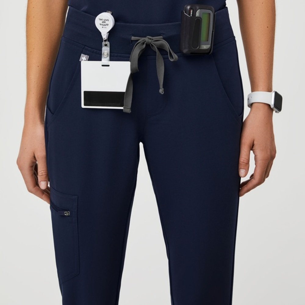 Navy blue figs Zamora joggers scrubs